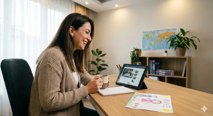 Çalışan Anneler İçin Online İngilizce Kursu: Kariyer ve Anneliği Dengeleme Sanatı