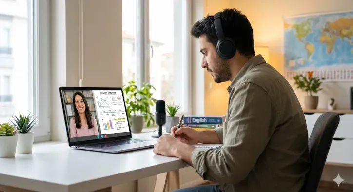 Online İngilizce Özel Ders Nasıl Olur? Ekranın Arkasındaki "Kişisel Sınıf" Deneyimi